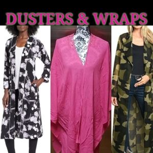 👜DUSTERS & WRAPS 👡
